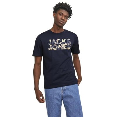 JACK & JONES Men's T-Shirts Short Sleeve Designer…
