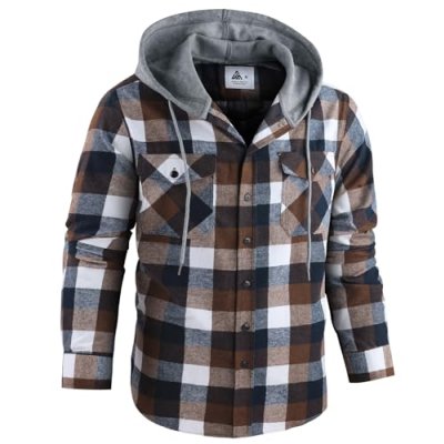 GEEK LIGHTING Men's Flannel Shirt