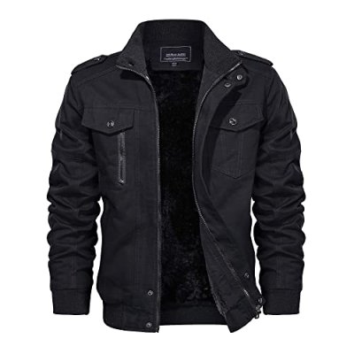 EKLENTSON Men's Fleece Lined Jackets Military…