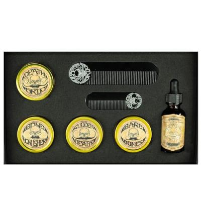 Men's Moustache Kit with Wax & Combs