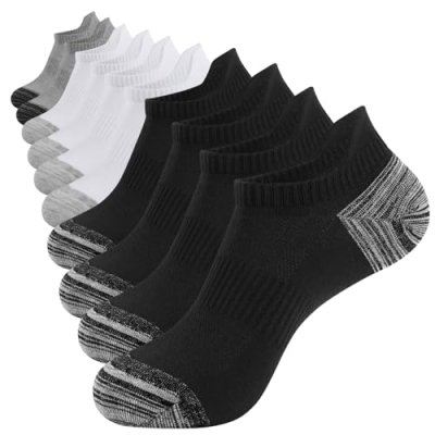YOJOOM Men's Trainer Socks, 5 Pairs