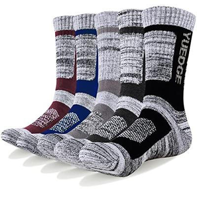 YUEDGE Men's Athletic Crew Socks