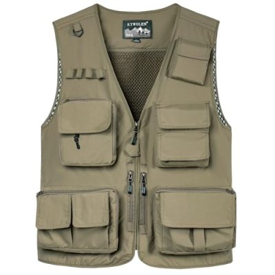KTWOLEN Men's Outdoor Vest