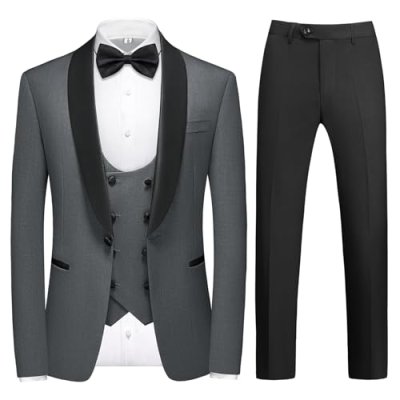KUDMOL Men's Tuxedo Suit