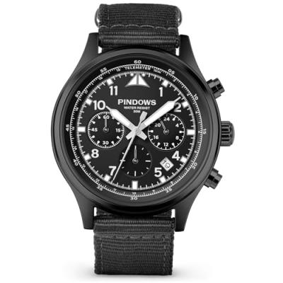 PINDOWS Men's Luxury Analog Date Watch