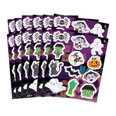 Henbrandt 12x Halloween Stickers Sheets Mini…