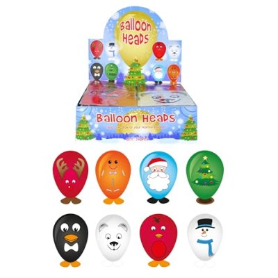 Henbrandt 4 x Assorted Christmas Balloon Heads…