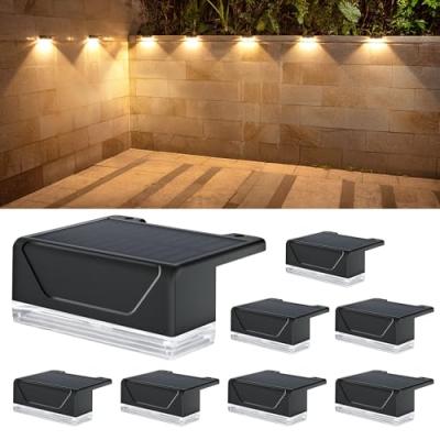 ELLASAY Fence Solar Lights: 8 Lighting Modes