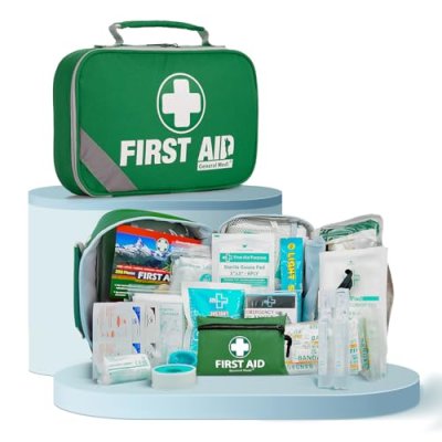 General Medi First Aid Kit with Emergency Essentials
