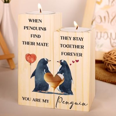 Penguin Candle Holder