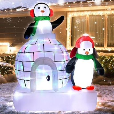 Penguin Castle Inflatable