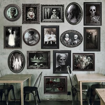 Benjia 15 Halloween Gothic Creepy Skull Photos…