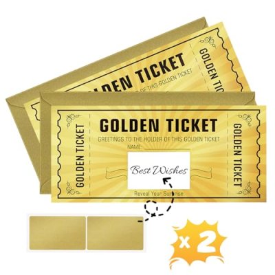 WenmthG Golden Ticket Cards