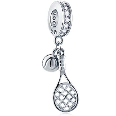 Tennis Ball and Racket Pandora Charms