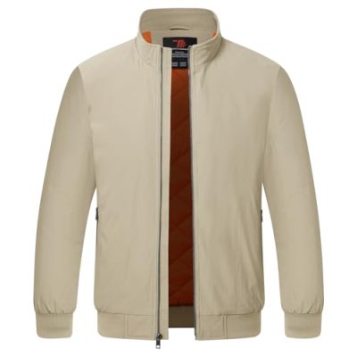 YSENTO Mens Bomber Jackets Winter Casual…