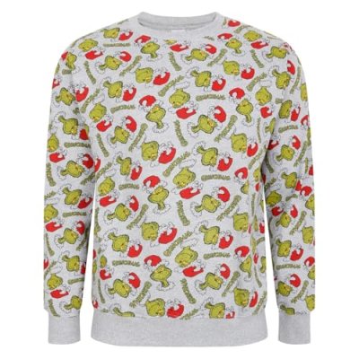 Mens Grinch Christmas Sweatshirt