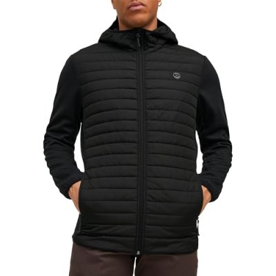 JACK & JONES Mens Quilted Jacket Black L