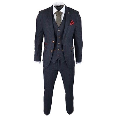 Mens Tweed 3-Piece Suit