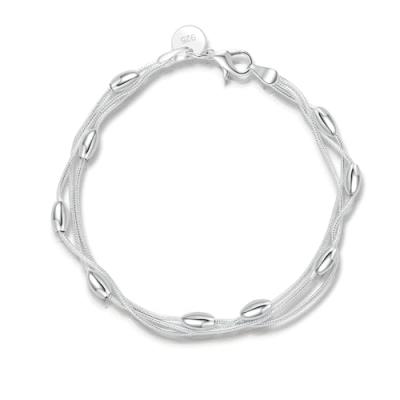 Senteria Silver Friendship Bracelet