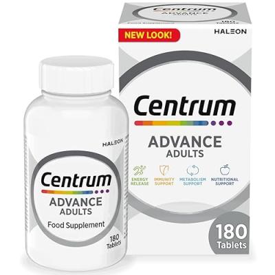 Centrum Advance Multivitamin, 24 Nutrients, 180 Tablets