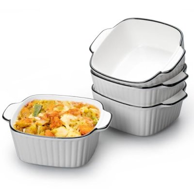 Ceramic Baking Dishes set of 4,Oven Dishes,400 ml…