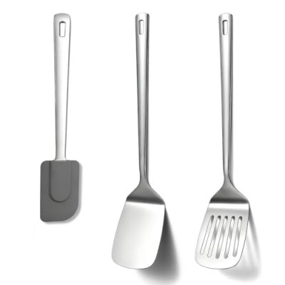 Berglander Stainless Steel Spatulas Set 3pcs,…
