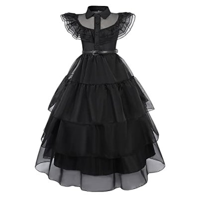 Berich Black Dress Costume Kids Gothic School…