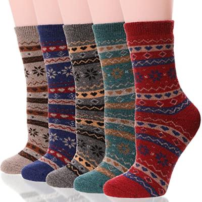 EBMORE Merino Wool Thermal Crew Socks
