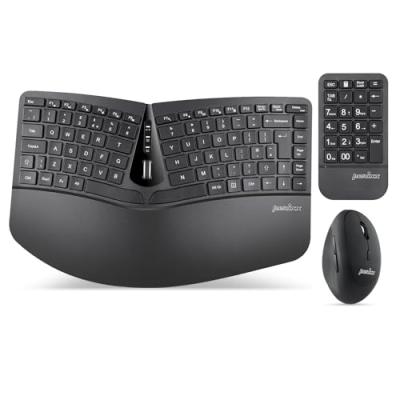 Perixx Wireless Ergonomic Keyboard Set