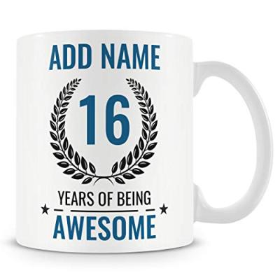 Personalised 16th Birthday Mug