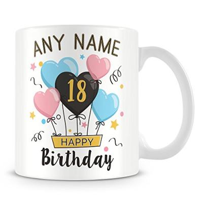 Personalised 18th Birthday Mug