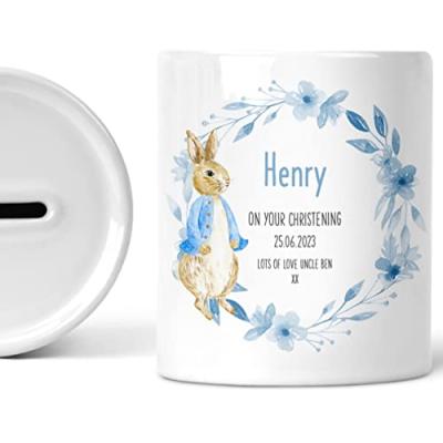 Personalised Rabbit Money Box