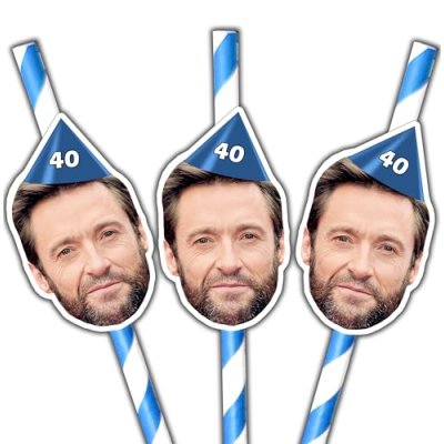 Personalised Face Photo Straws