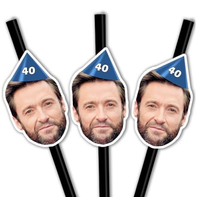 Personalised Face Photo Straws