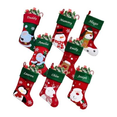 Personalised Family Christmas Stockings Custom…
