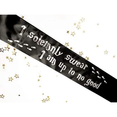 Personalised Sash 'I Solemnly Swear'