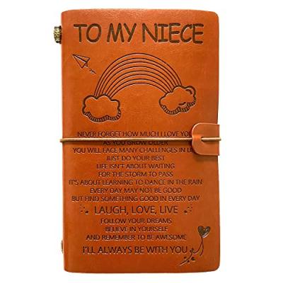 Personalised Leather Journal for Niece