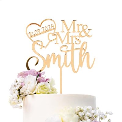 Personalised Wedding Cake Topper