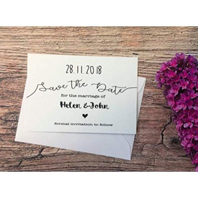 Personalised Wedding Save the Date Cards