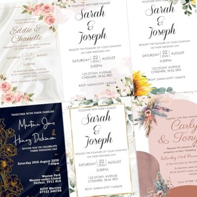 Personalised Wedding Invitations