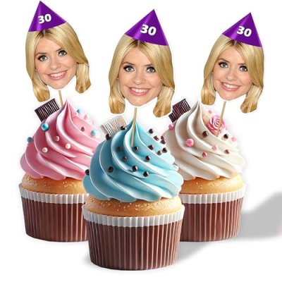 Personalised Photo Cupcake Toppers