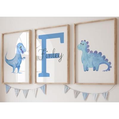 Personalised Dinosaur Poster Prints