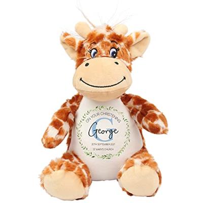 Personalised Giraffe Teddy Bear Plush