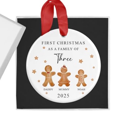 Personalised First Christmas as a Family of Three…