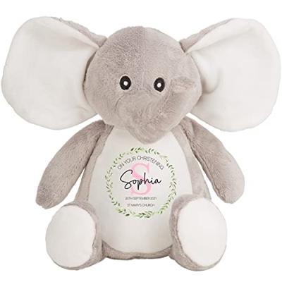 Personalised Elephant Teddy Bear Soft Toy