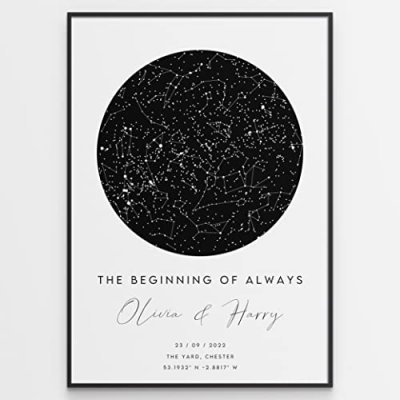 Personalised Star Map Print