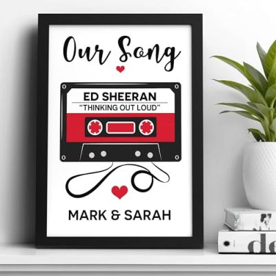 Personalised Our Song Keepsake Print