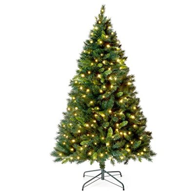 VeryMerry Snowhill Pre-Lit Christmas Tree