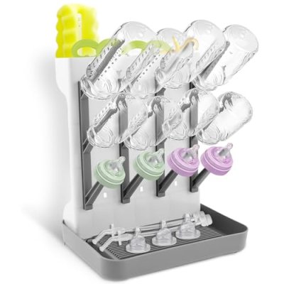 Sesaver Baby Bottle Dryer Rack Plastic Vertical…