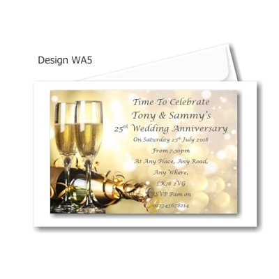 Bespoke Anniversary Invitations